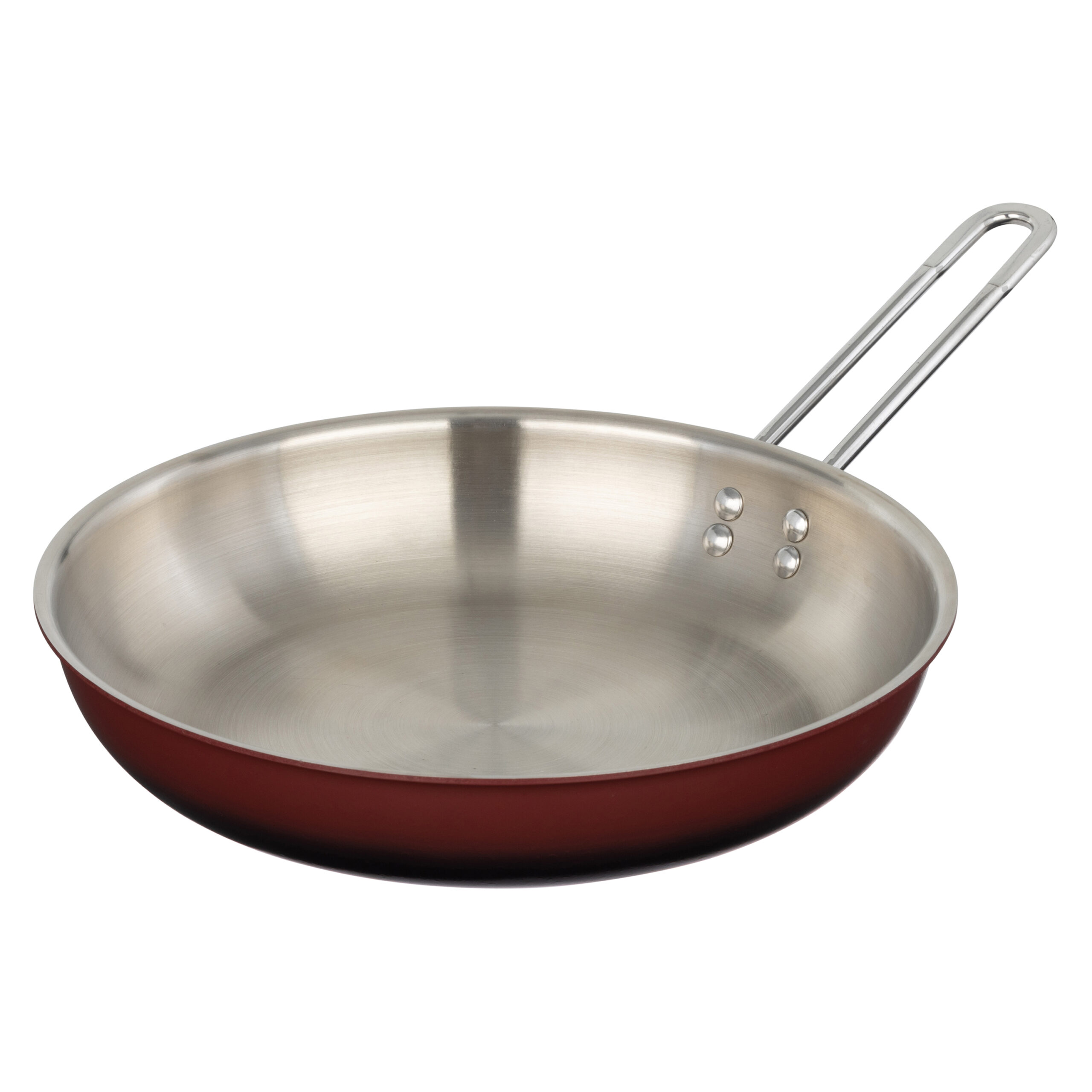 crimson french ombre skillet with silver inside